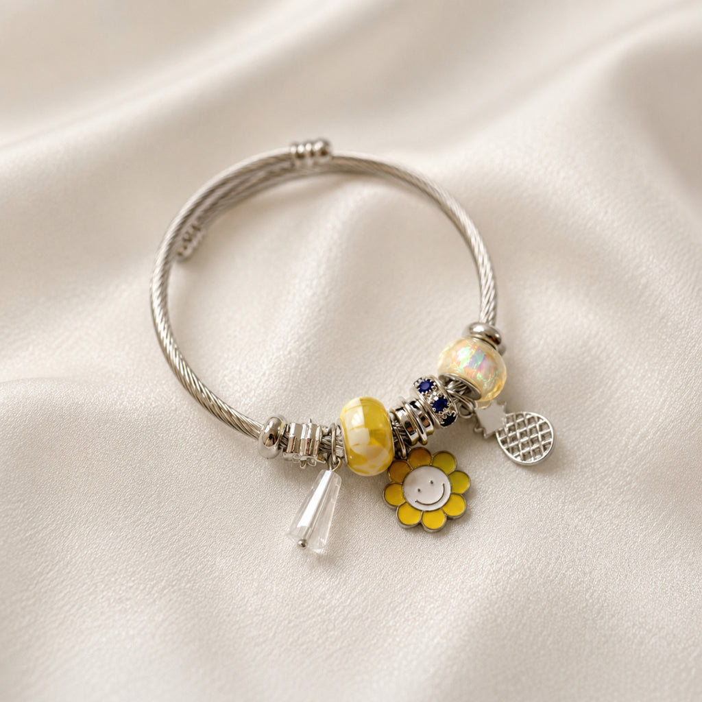 CHARM BANGLE - YELLOW