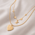 DOUBLE-LAYERED LV & HEART