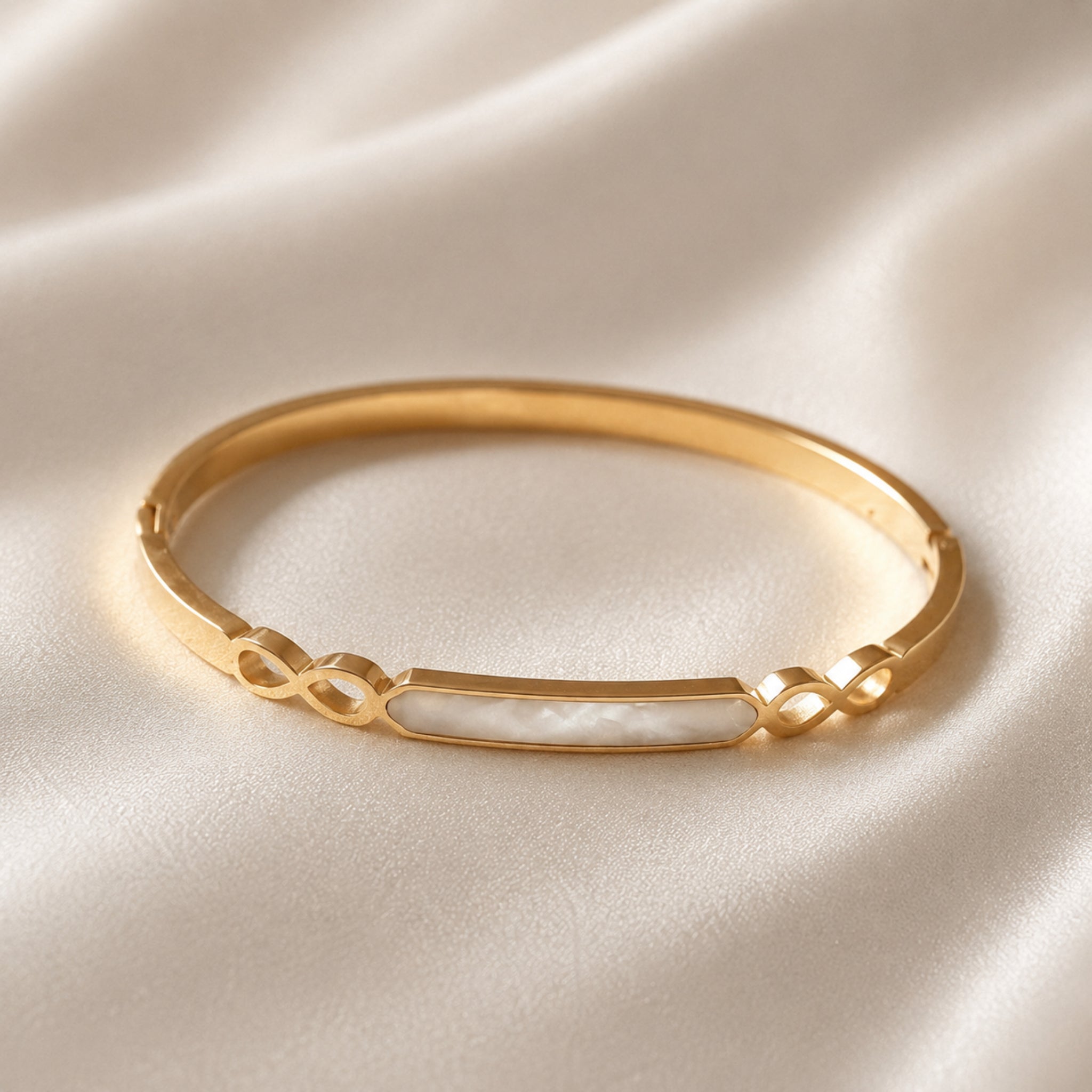 IVORY STONE BANGLE