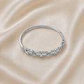 SILVER XOXO BANGLE