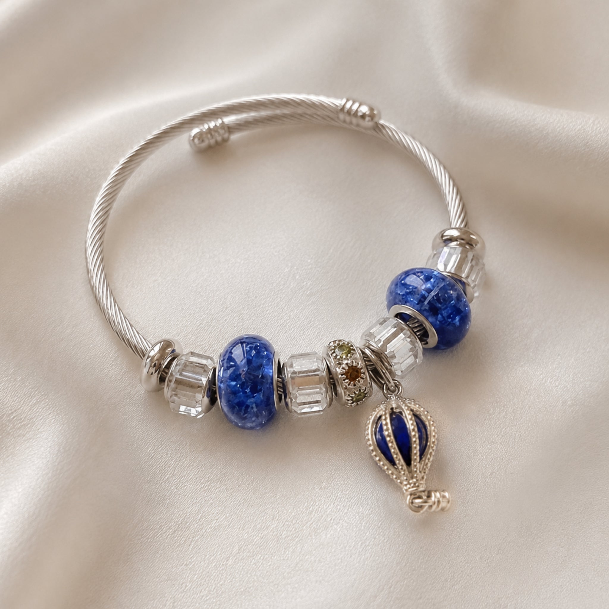 CHARM BANGLE - BLUE