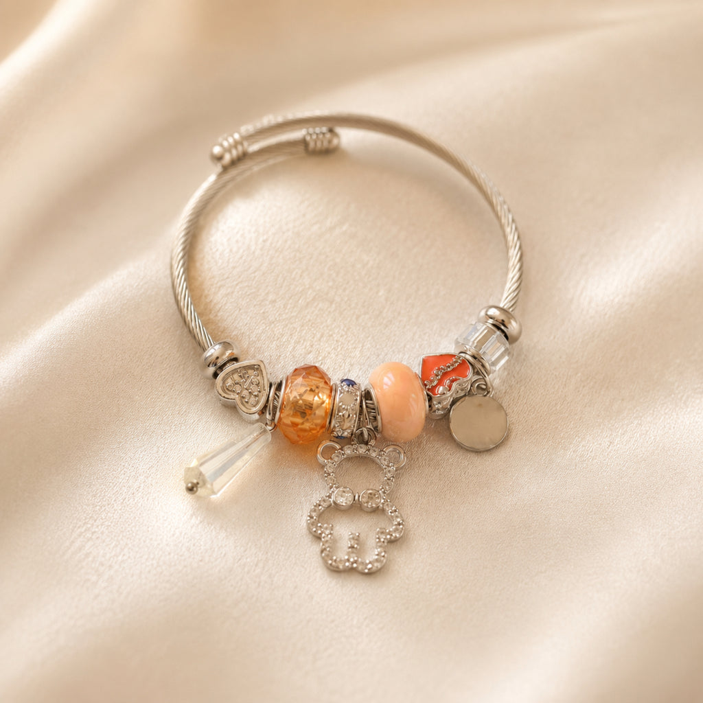 CHARM BANGLE - ORANGE