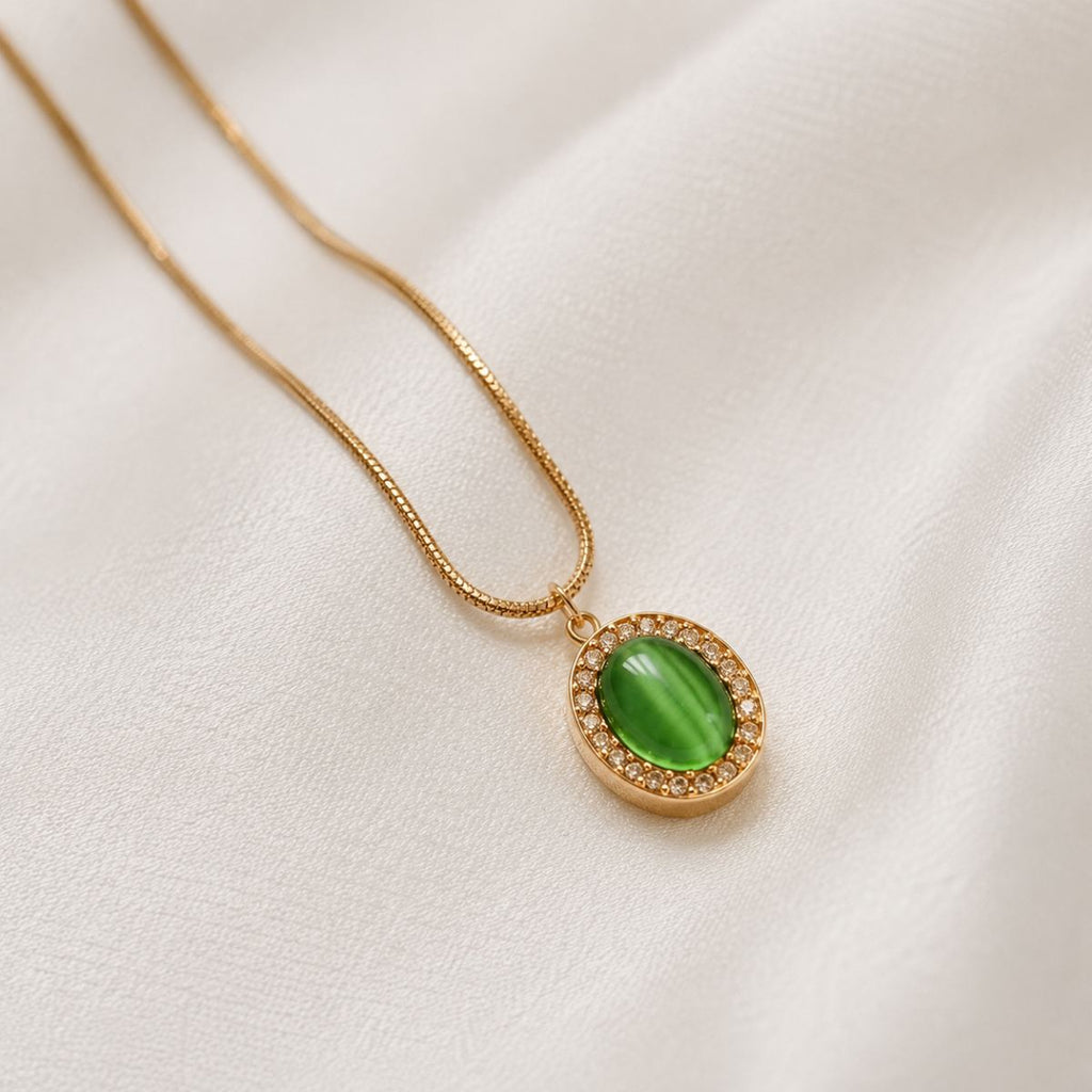 GREEN PEARL CHAIN