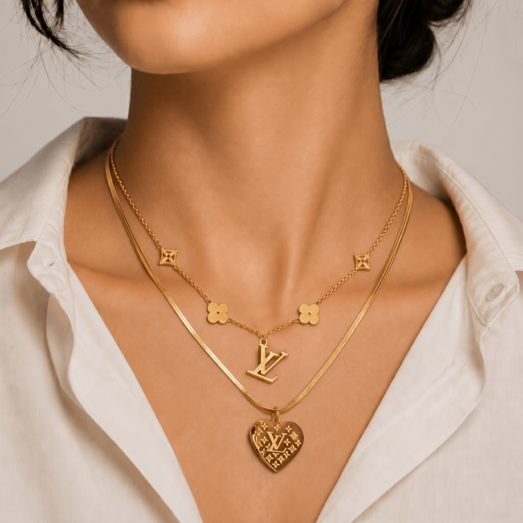 DOUBLE-LAYERED LV & HEART